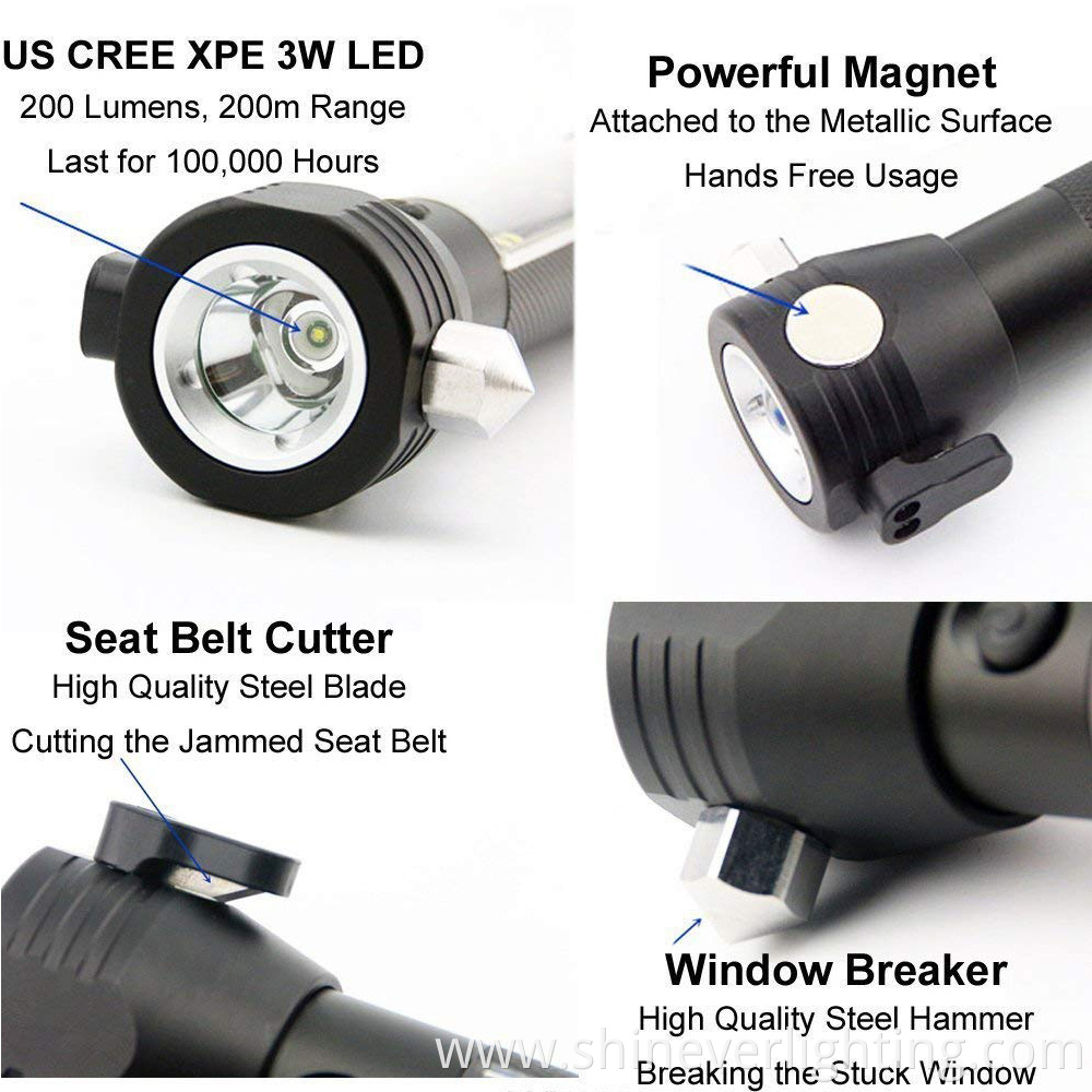 Rechargeable LED flashlight